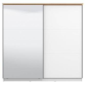 Šatníková skriňa OFELIA biela 3