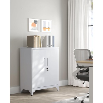 Skriňa do pracovne OFFICE biela 2