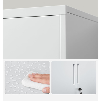 Skriňa do pracovne OFFICE biela 3