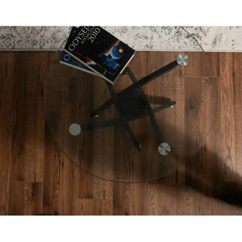 Konferenčný stolík OGAS 3 priesvitná/čierna 3