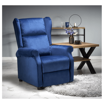 Kreslo OGESTAN 2 tmavomodrá 1