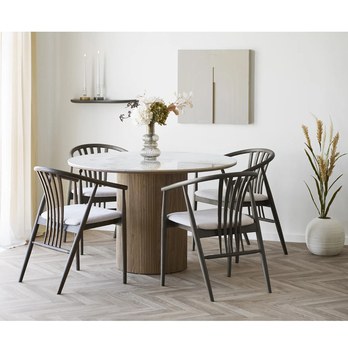 Jedálenská stolička OGESTAN tmavohnedá 1