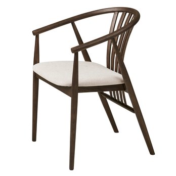 Jedálenská stolička OGESTAN tmavohnedá 3