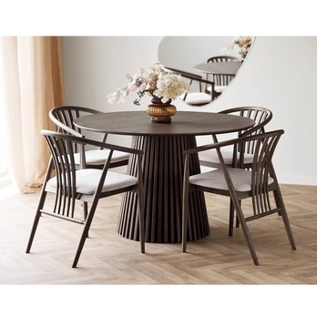 Jedálenská stolička OGESTAN tmavohnedá 7