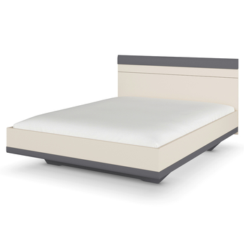 Spálňová zostava OJSA II šampanské/sivá, 160x200 cm 1
