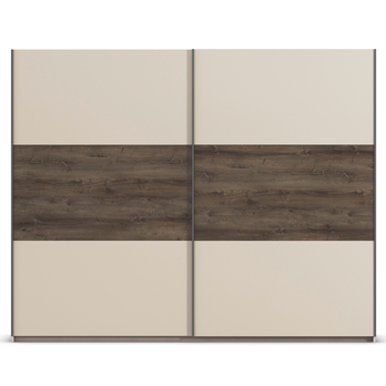 Šatníková skriňa OJSA III šampanské/dub atlantic tmavý 2