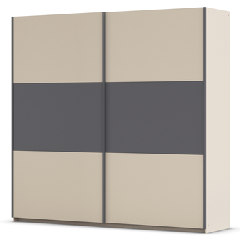 Spálňová zostava OJSA šampanské/sivá, 180x200 cm 4