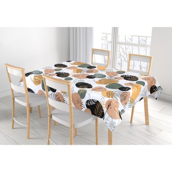 Obrus OKRUHLIAKY béžová, 50x50 cm 1