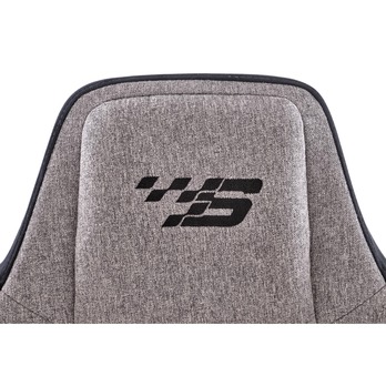 Herná stolička OLASTIR sivá/čierna 8