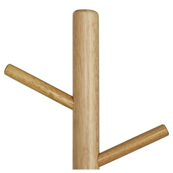 Stojanový vešiak OLE biela/borovica 2