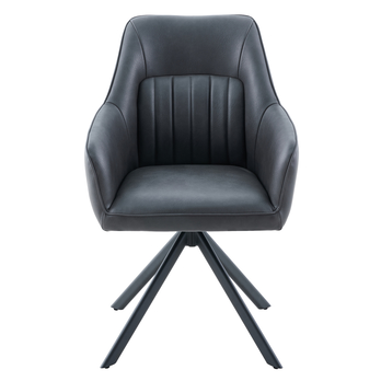 Jedálenská stolička OLENA antracitová 1