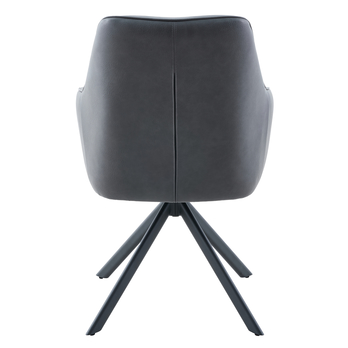 Jedálenská stolička OLENA antracitová 2