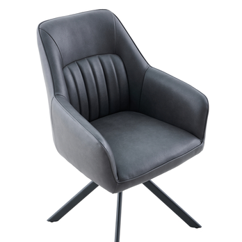 Jedálenská stolička OLENA antracitová 7