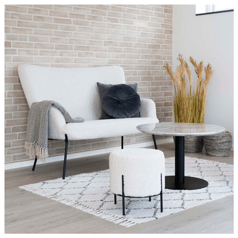 Taburet OLFURD biela 1