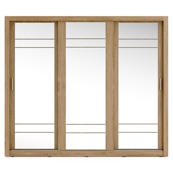 Šatníková skriňa OLINDA dub shetland 2