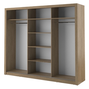 Šatníková skriňa OLINDA dub shetland 3