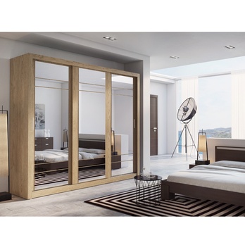 Šatníková skriňa OLINDA dub shetland 1