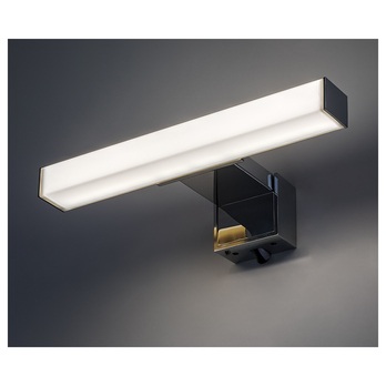 Kúpeľňové nástenné LED svietidlo OLIRO strieborná, šírka 20 cm 2