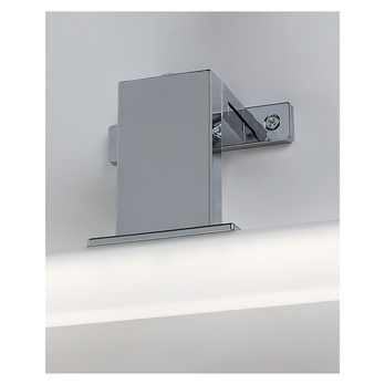 Kúpeľňové nástenné LED svietidlo OLIRO strieborná, šírka 20 cm 9