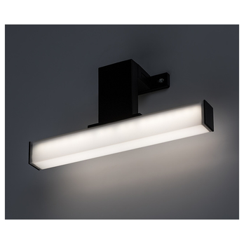 Kúpeľňové nástenné LED svietidlo OLIRO čierna, šírka 20 cm 5