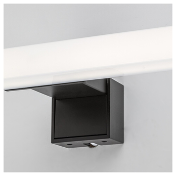 Kúpeľňové nástenné LED svietidlo OLIRO čierna, šírka 40 cm 7