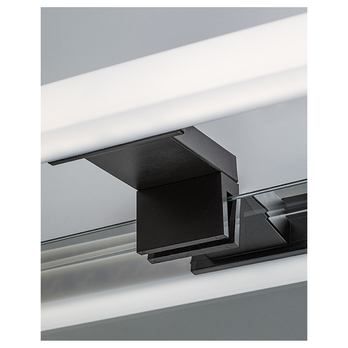 Kúpeľňové nástenné LED svietidlo OLIRO čierna, šírka 60 cm 6