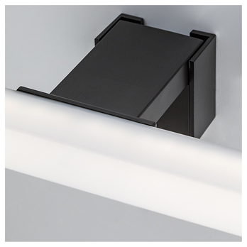 Kúpeľňové nástenné LED svietidlo OLIRO čierna, šírka 60 cm 10