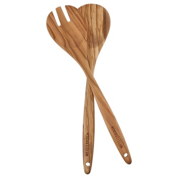 Šalátový príbor OLIVE 2 ks, olivové drevo 2