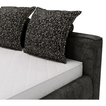 Posteľ s roštom OLIVE grafitová, 160x200 cm 6