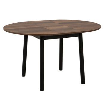 Jedálenský stôl OLIVE orech/čierna 1