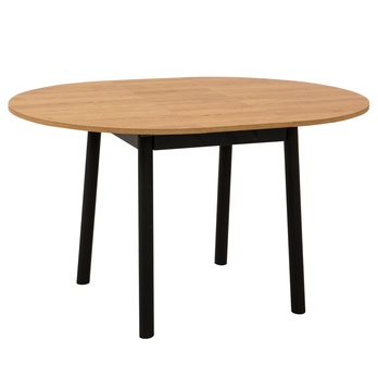 Jedálenský stôl OLIVE dub/čierna 1