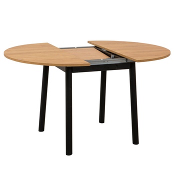 Jedálenský stôl OLIVE dub/čierna 3