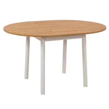 Jedálenský stôl OLIVE dub/biela 1