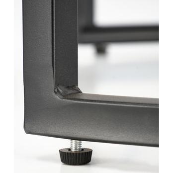 Konferenčný stolík OLIXONDRO čierny mramor/čierna, sada 2 ks 10