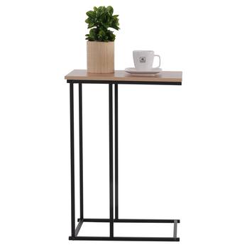 Prístavný stolík OLLIE čierna/prírodná 1