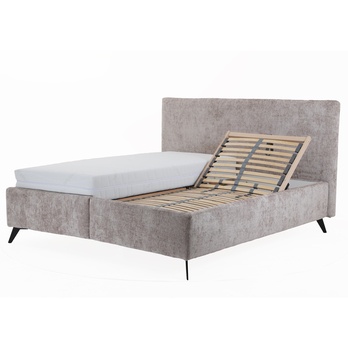 Posteľ s matracom OMAHA 2 svetlosivá, 180x200 cm 3