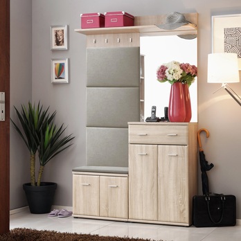 Predsieňový panel OMARU 2 dub sonoma/béžová 1