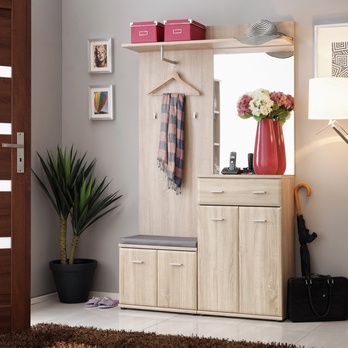 Skrinka na topánky OMARU dub sonoma 1