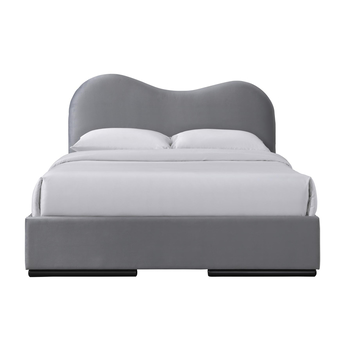 Posteľ s roštom OMBIR sivá, 160x200 cm 2