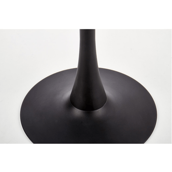 Jedálenský stôl OMBRUSAU biely mramor/čierna 3