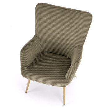 Kreslo OMORU olivová 2