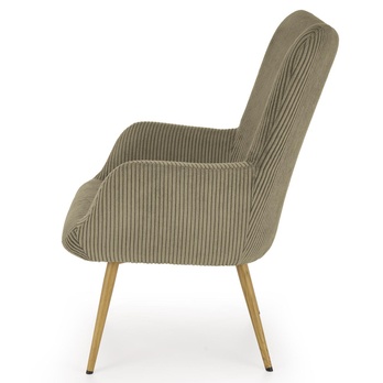Kreslo OMORU olivová 4