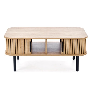 Konferenčný stolík ONGILANO prírodná/čierna 3