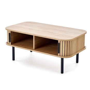 Konferenčný stolík ONGILANO prírodná/čierna 4