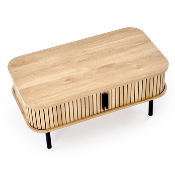 Konferenčný stolík ONGILANO prírodná/čierna 5