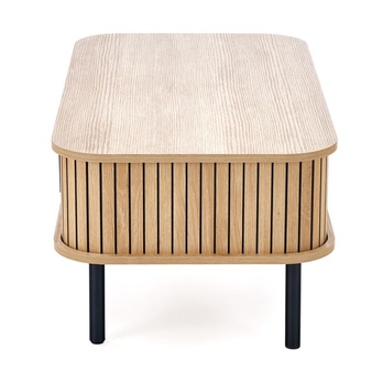 Konferenčný stolík ONGILANO prírodná/čierna 6