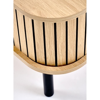 Konferenčný stolík ONGILANO prírodná/čierna 7