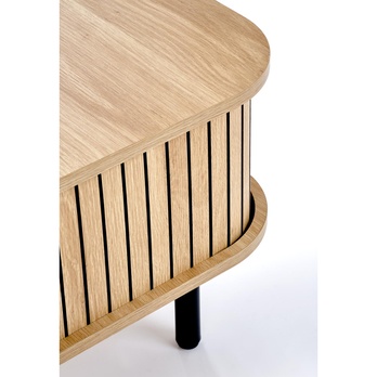 Konferenčný stolík ONGILANO prírodná/čierna 8