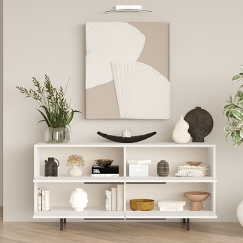 Obývacia zostava so stolíkom ONOL 2 biela 2