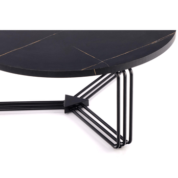 Konferenčný stolík ONTACO čierny mramor 3